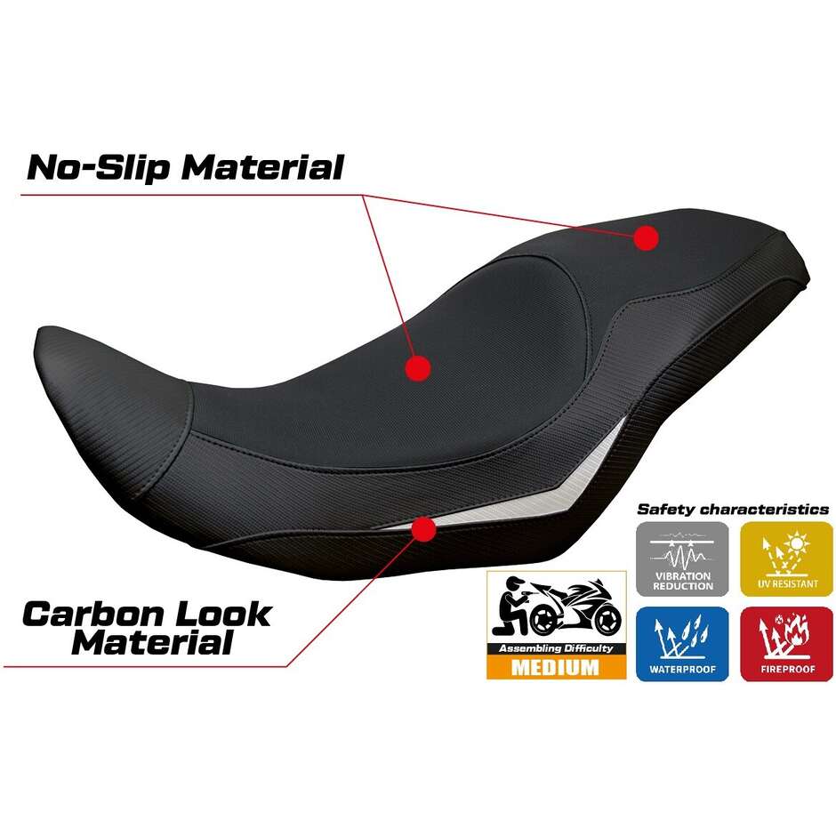 Rivestimento Sella TPZ Italia Specifico Per Suzuki V-Strom 800 DE - SE 2023 - 2025 Modello Menik