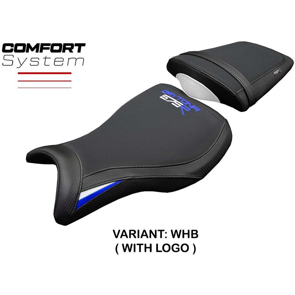 Rivestimento Sella TPZ Italia Specifico Per Triumph Daytona 675R 2006-2012 Modello Ripley Comfort System