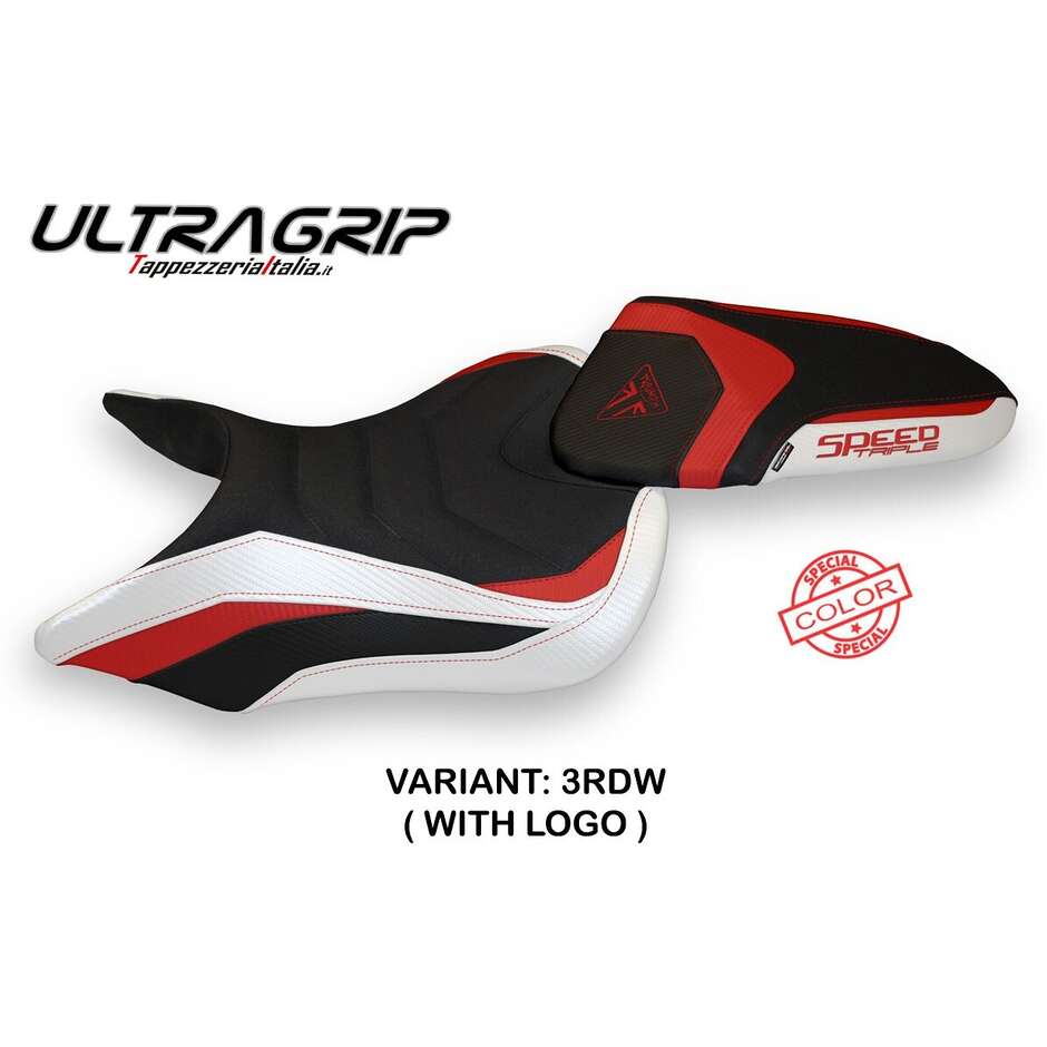 Rivestimento Sella TPZ Italia Specifico Per Triumph Speed Triple 2016 - 2021 Modello Resia Special Color Ultragrip