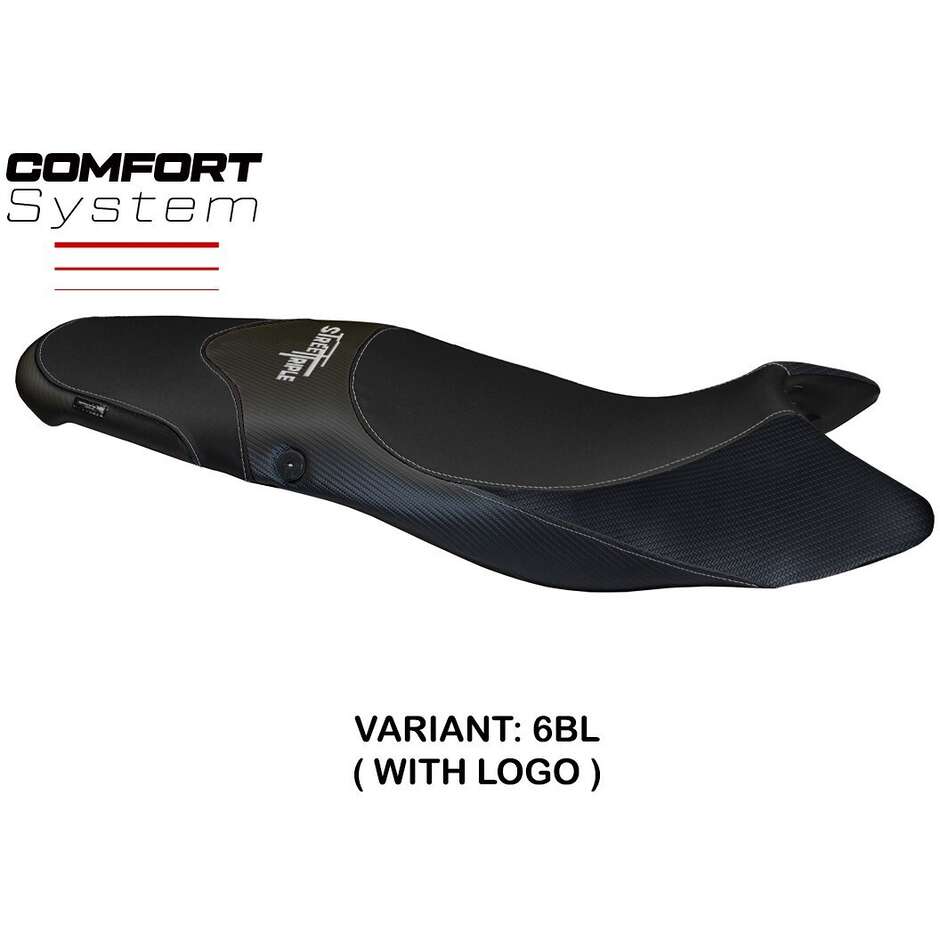 Rivestimento Sella TPZ Italia Specifico Per Triumph Street Triple 2007 - 2012 Modello Morris 1 Comfort System
