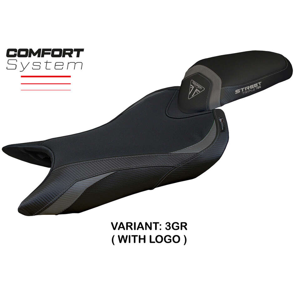 Rivestimento Sella TPZ Italia Specifico Per Triumph Street Triple 765 2023-2025 Modello Norwich Comfort System