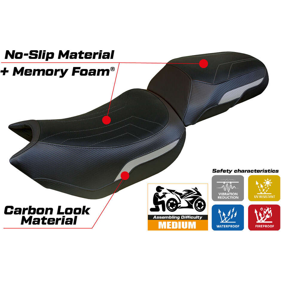 Rivestimento Sella TPZ Italia Specifico Per Triumph Tiger 1200 2022-2025 Modello Wales Comfort System