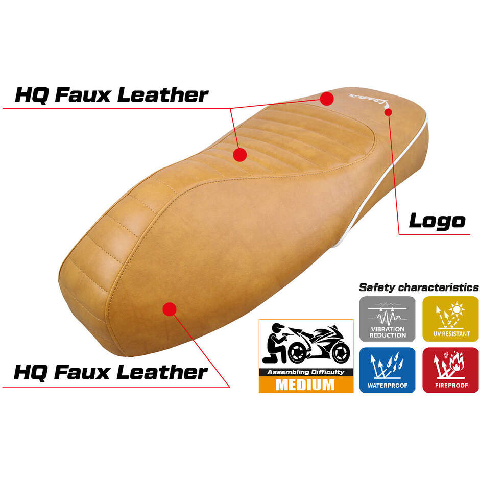 Rivestimento Sella TPZ Italia Specifico Per Vespa GTS 125/150/300 2009 - 2024 Modello Panarea