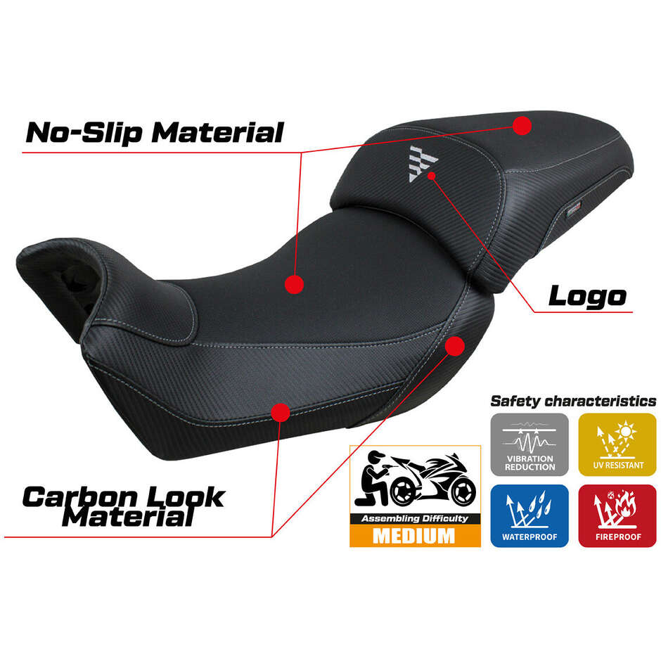 Rivestimento Sella TPZ Italia Specifico Per Voge Valico 650 DSX 2021 - 2024 Modello Rukla