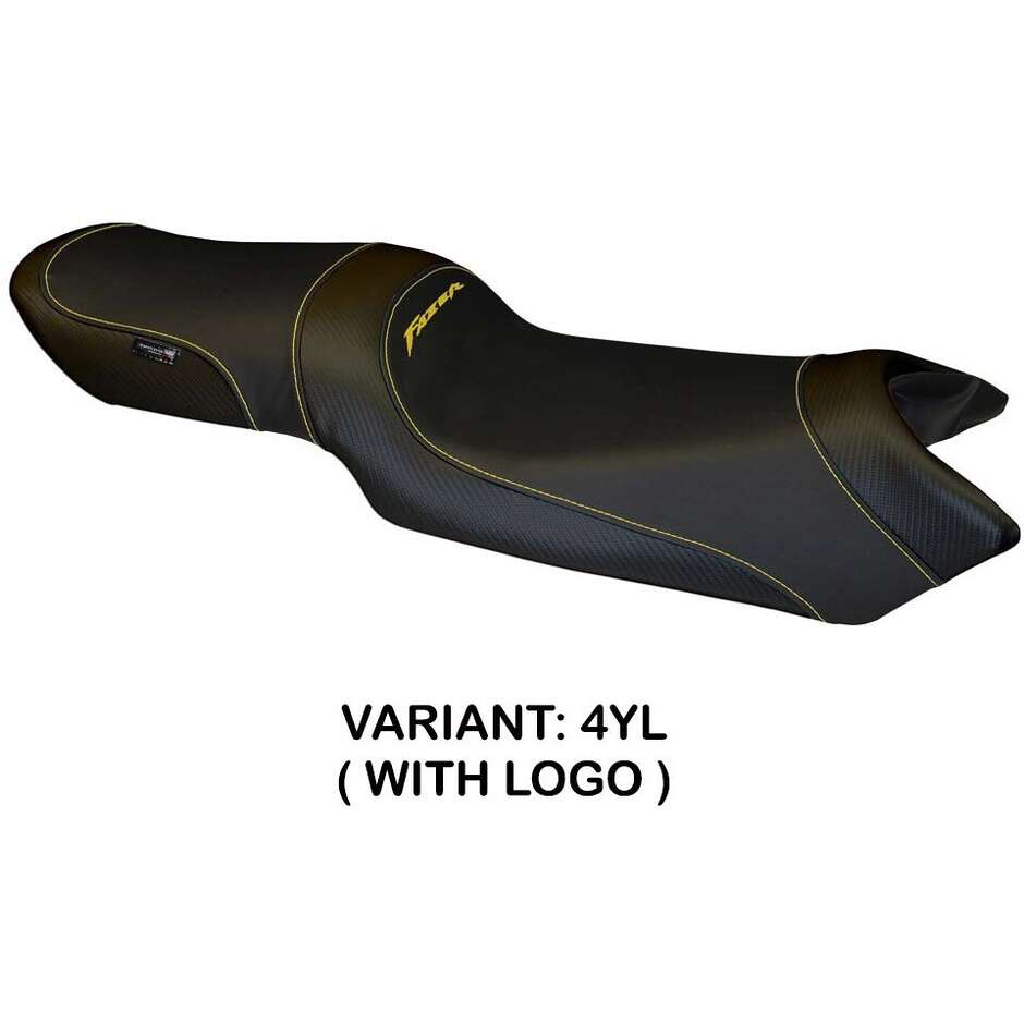 Rivestimento Sella TPZ Italia Specifico Per Yamaha FZ6 Fazer 2004 - 2011 Modello Ivan total black