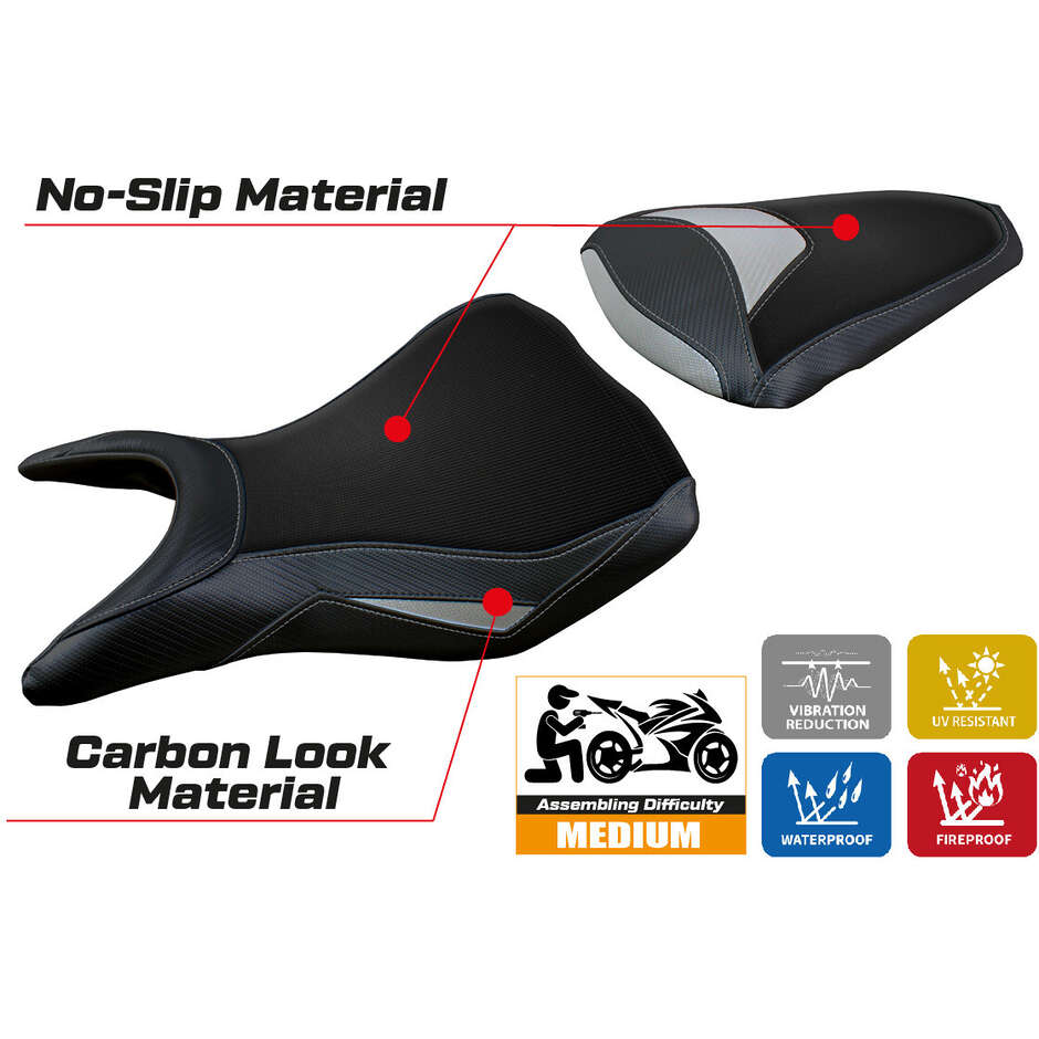 Rivestimento Sella TPZ Italia Specifico Per Yamaha MT-03 2020 - 2024 Modello Meolo