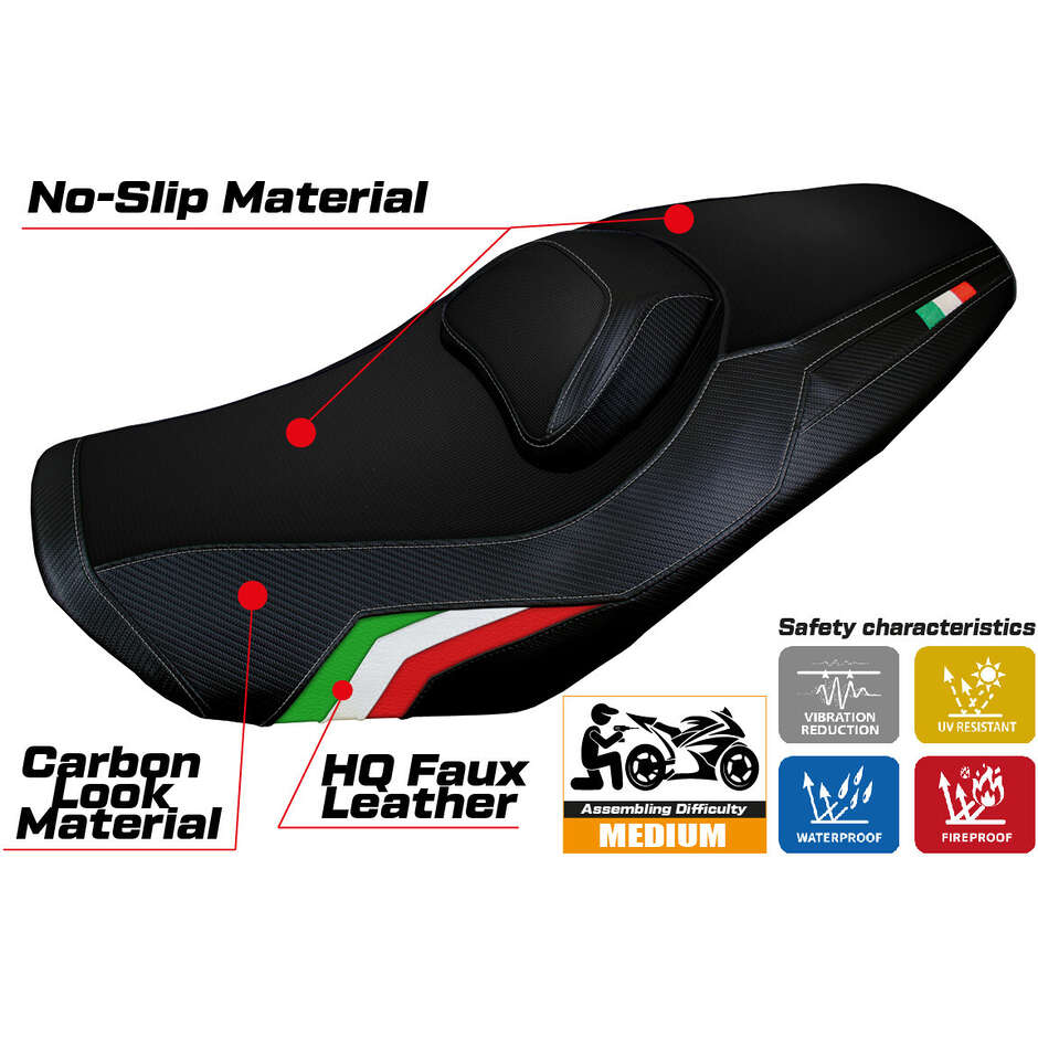 Rivestimento Sella TPZ Italia Specifico Per Yamaha T-Max 560 2022-2025 Modello Kira