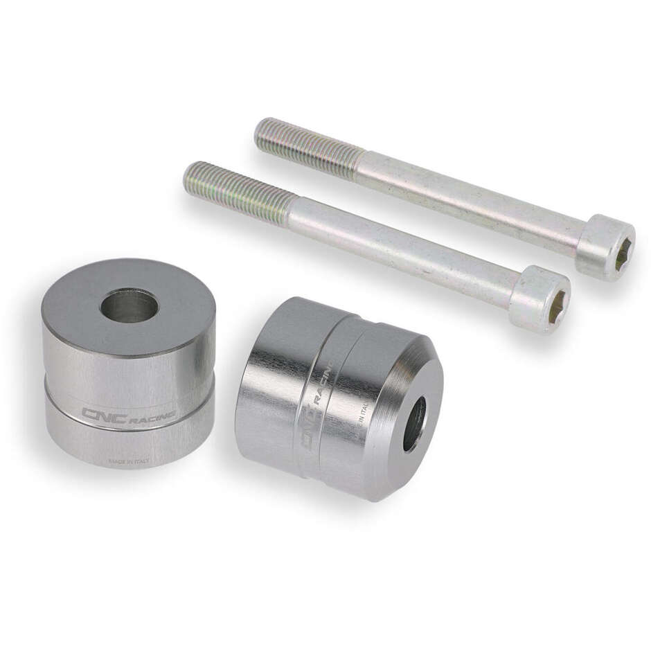 RM253 H 30mm Ducati Multistrada CNC Racing Lenkererhöhung Silber