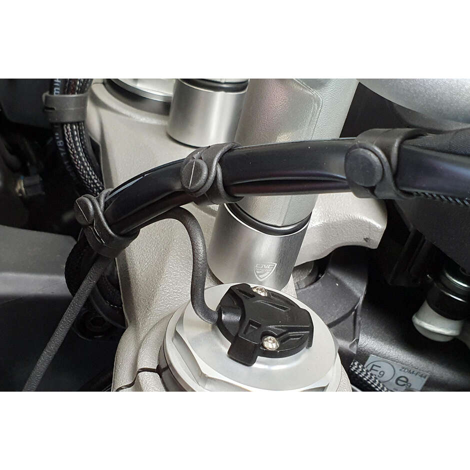 RM258 H 30mm Ducati Multistrada V4 Handlebar Riser for OEM CNC Racing Silver
