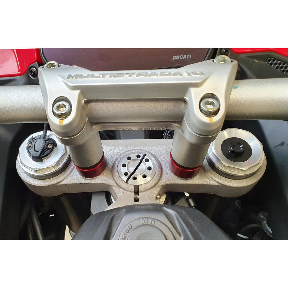 RM260 H 20mm Ducati Multistrada V4 Handlebar Riser for OEM CNC Racing Black