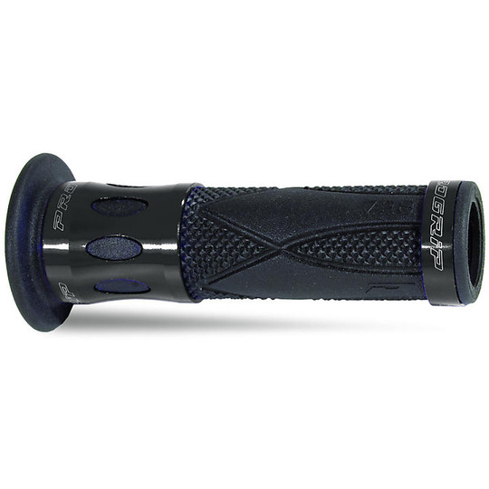 Road 728 Universal ProGrip Aluminium Grips Black Open Ends