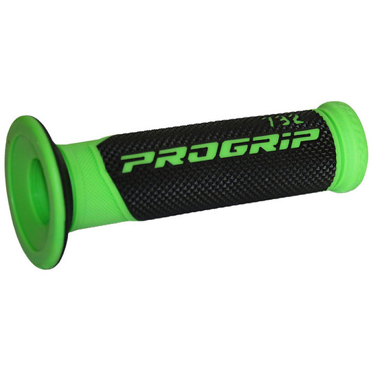 Road 732 Universal Fluorescent Green ProGrip Rubber Grips Closed Ends