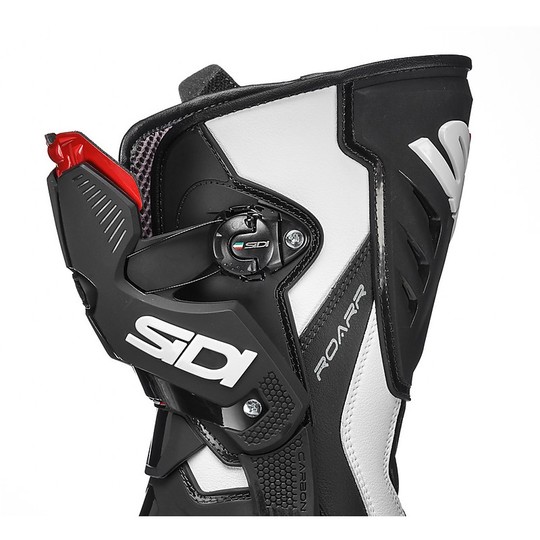 Road racing Motorcycle Boots Sidi Roarr Black White