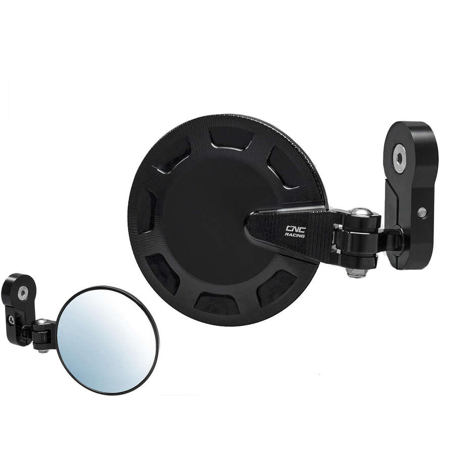 Rocket Bar-End Mirror - Right MR701 CNC Racing Black