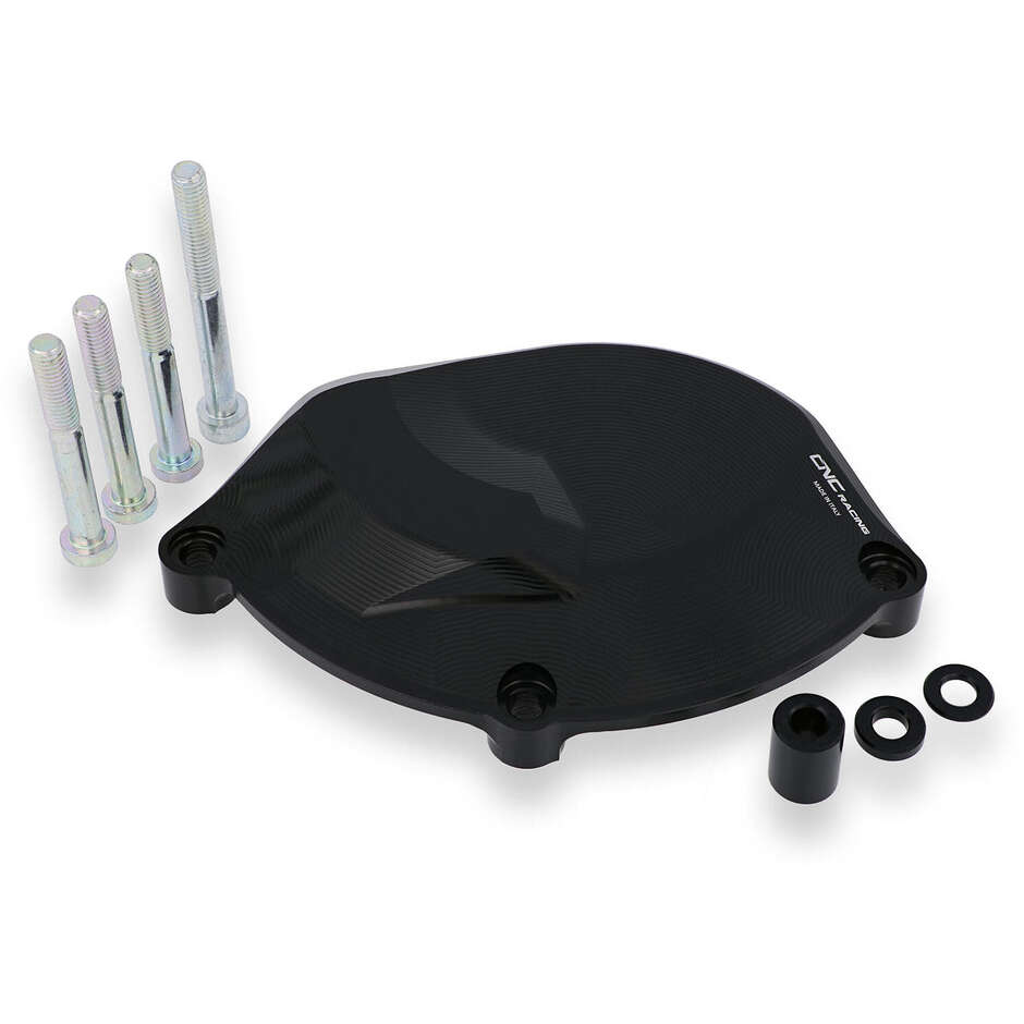 "RPS" Alternator Protection Cover Left Side PR312 Aprilia CNC Racing Black