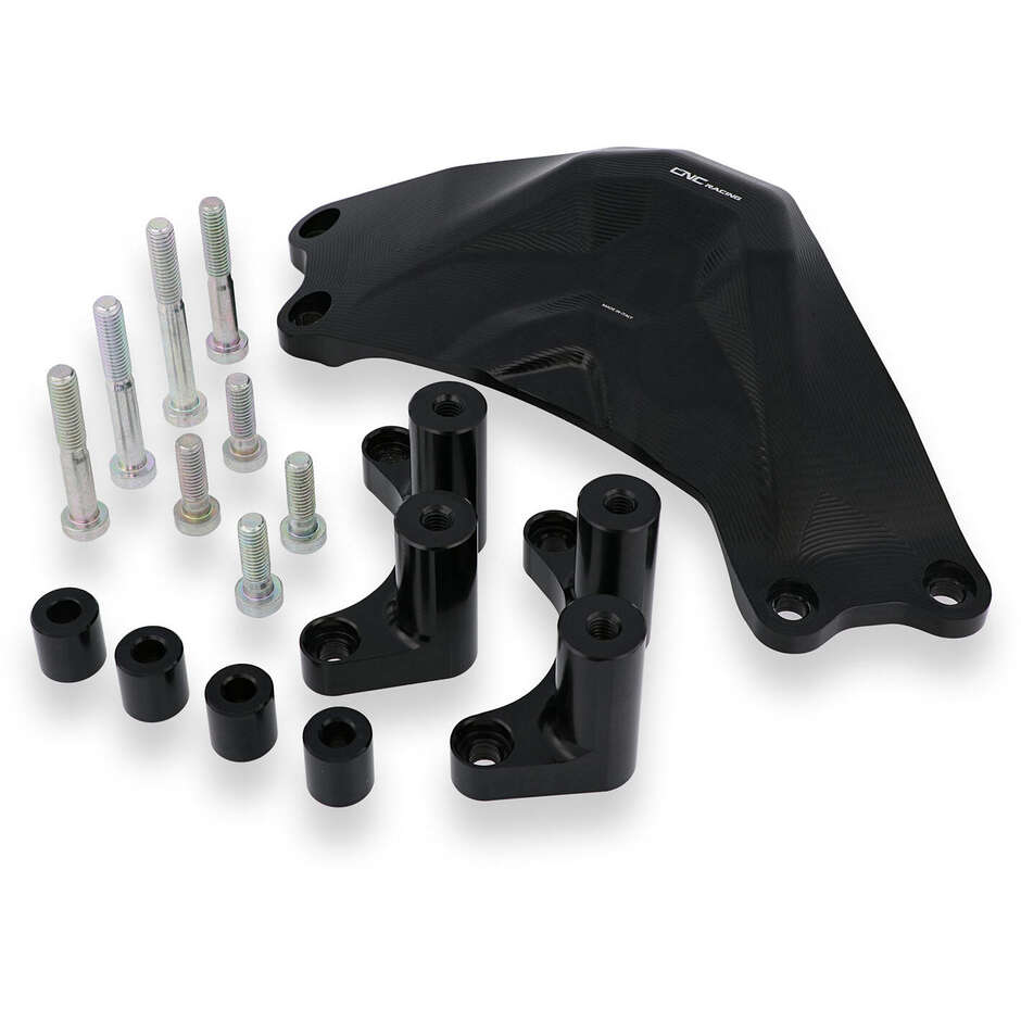 "RPS" clutch protection casing PR313 right side Aprilia CNC Racing Black