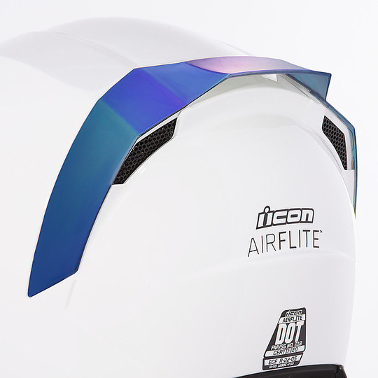 RST Blue Icon Heckspoiler für AIRFLITE Helm