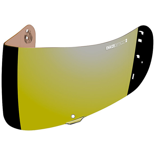 RST Gold Icon Optics Visier für Helm Icon AIRFRAME PRO & AIRMADA
