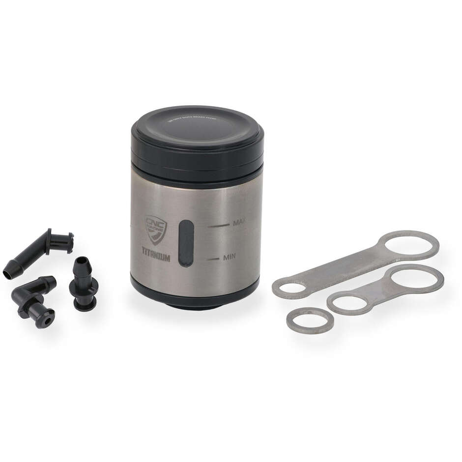 Réservoir d'huile de frein avant SE901 25 ml - Titane CNC Racing Noir