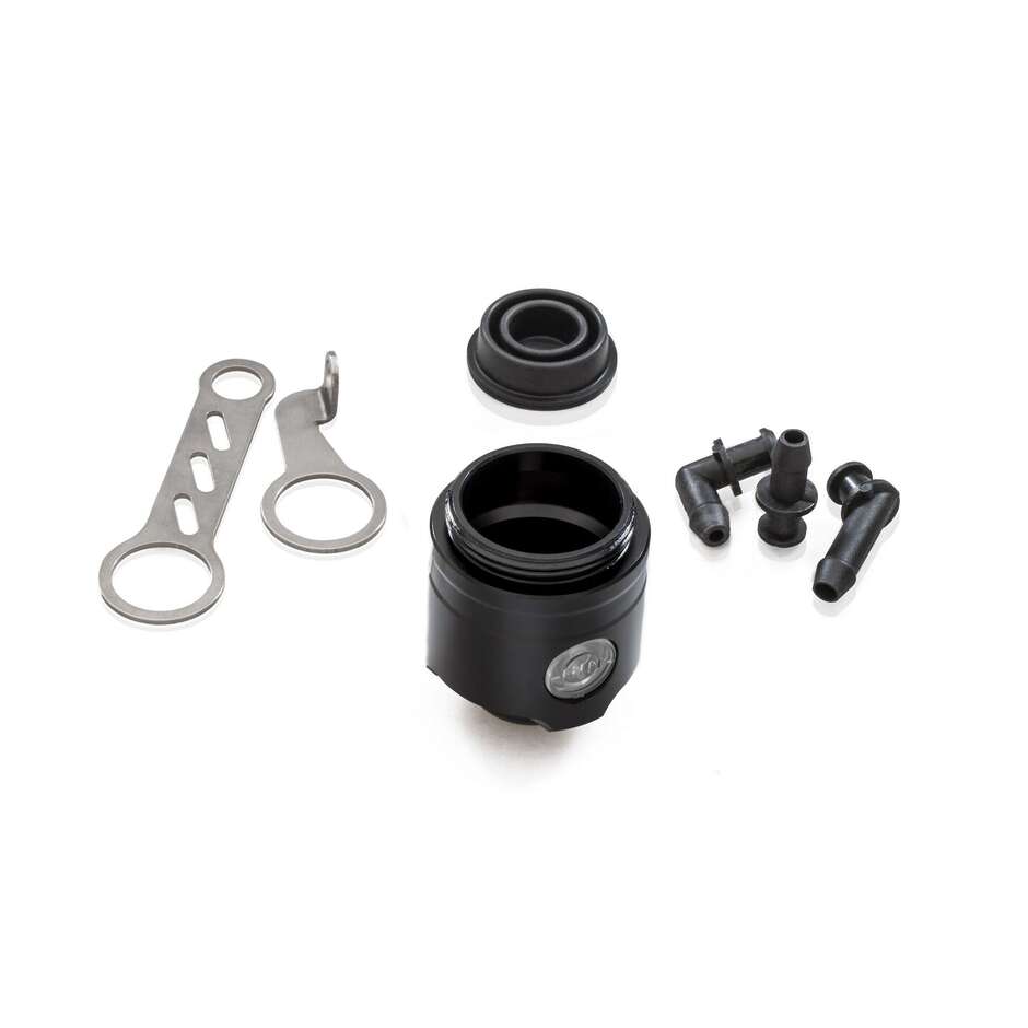 Réservoir d'huile d'embrayage de frein arrière SEB12 12 ml avec voyant de niveau - Corps noir CNC Racing uniquement
