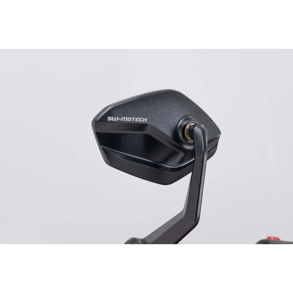 Rétroviseur de guidon noir Sw-Motech MIR.08.866.10000 pour Kawasaki Z650 (16-), Z7 Hybrid (23-)