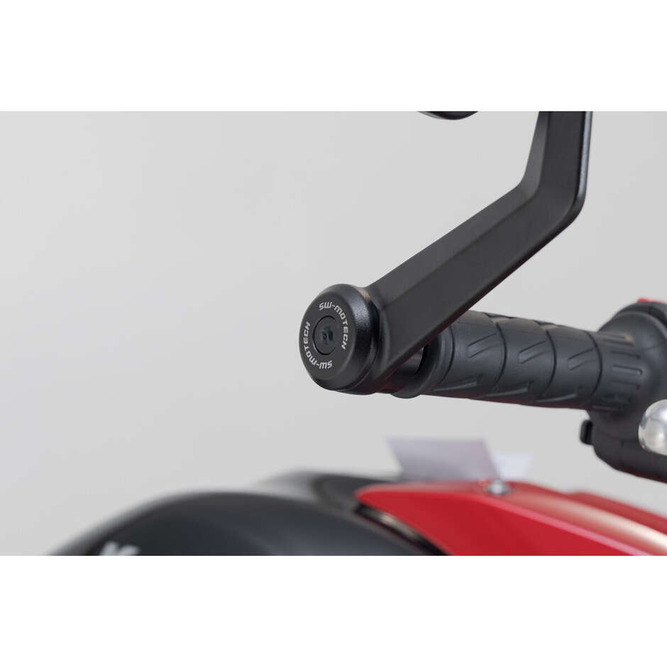 Rétroviseur de guidon noir Sw-Motech MIR.08.866.10000 pour Kawasaki Z650 (16-), Z7 Hybrid (23-)