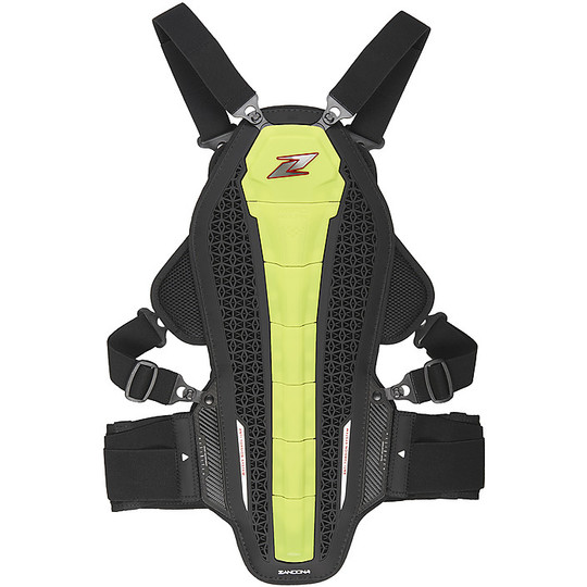 Rücken + Brustschutz Körperschutz Moto Zandonà HYBRID ARMOR x6 Gelb Level 2