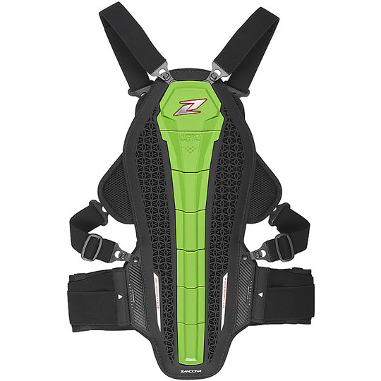 Rücken + Brustschutz Körperschutz Moto Zandonà HYBRID ARMOR x6 Grün Level 2