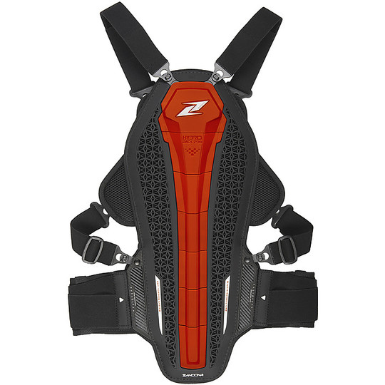 Rücken + Brustschutz Körperschutz Moto Zandonà HYBRID ARMOR x6 Rot Level 2