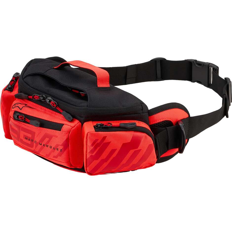 Sac banane Alpinestars MM93 Rouge fluorescent Rouge vif Noir