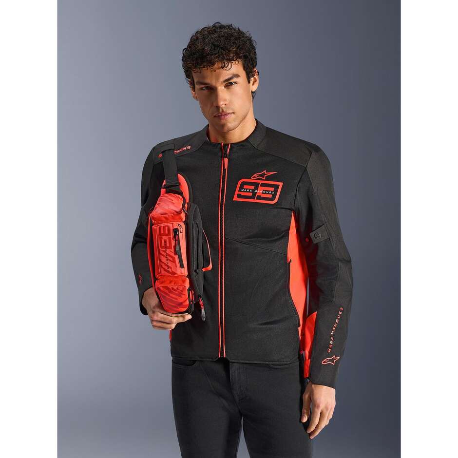 Sac banane Alpinestars MM93 Rouge fluorescent Rouge vif Noir
