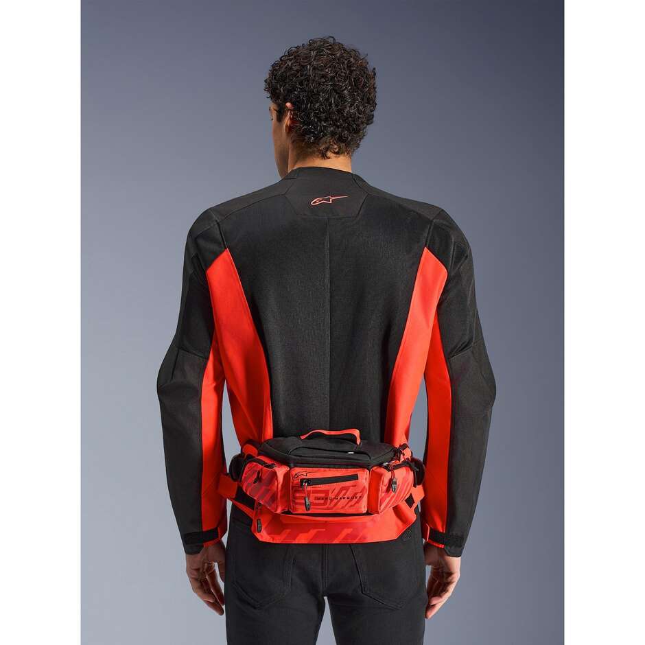 Sac banane Alpinestars MM93 Rouge fluorescent Rouge vif Noir