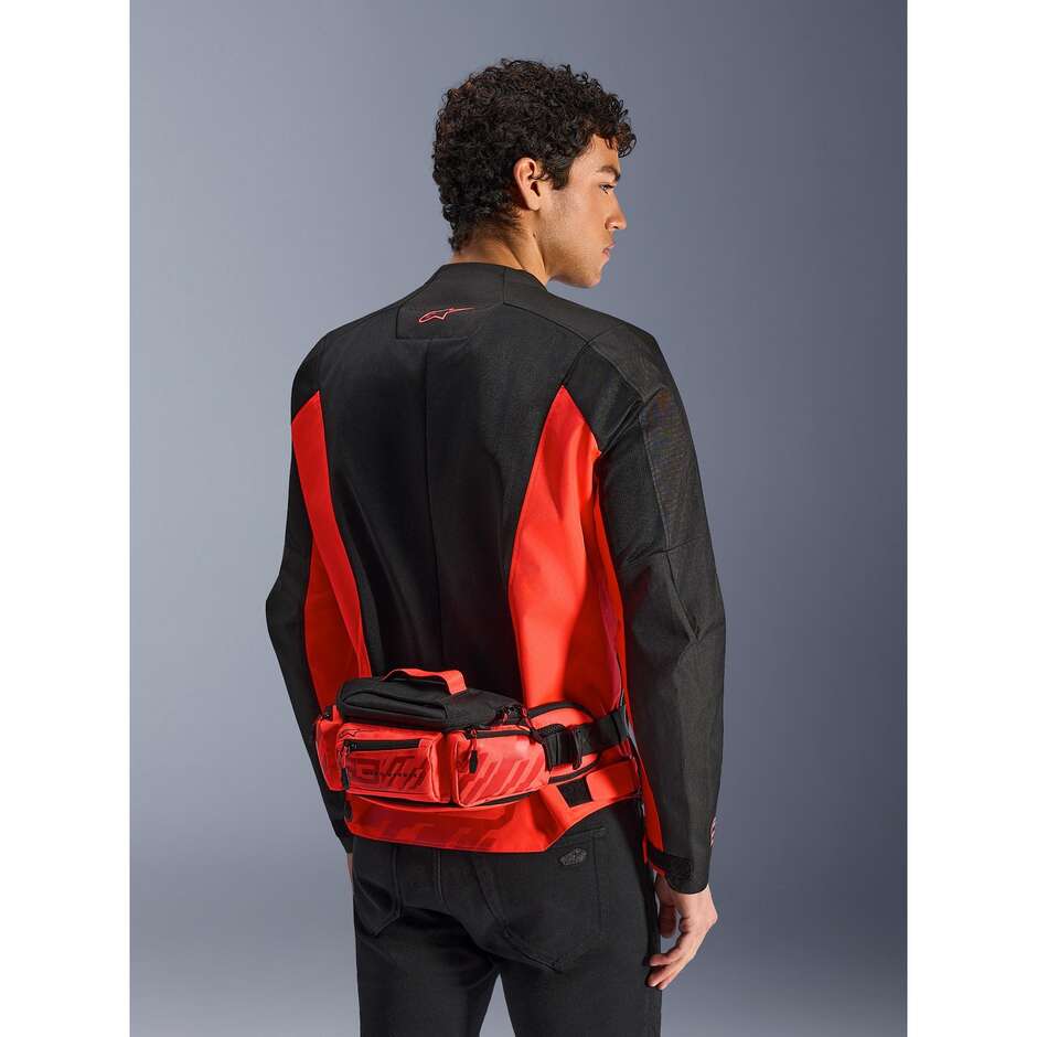 Sac banane Alpinestars MM93 Rouge fluorescent Rouge vif Noir