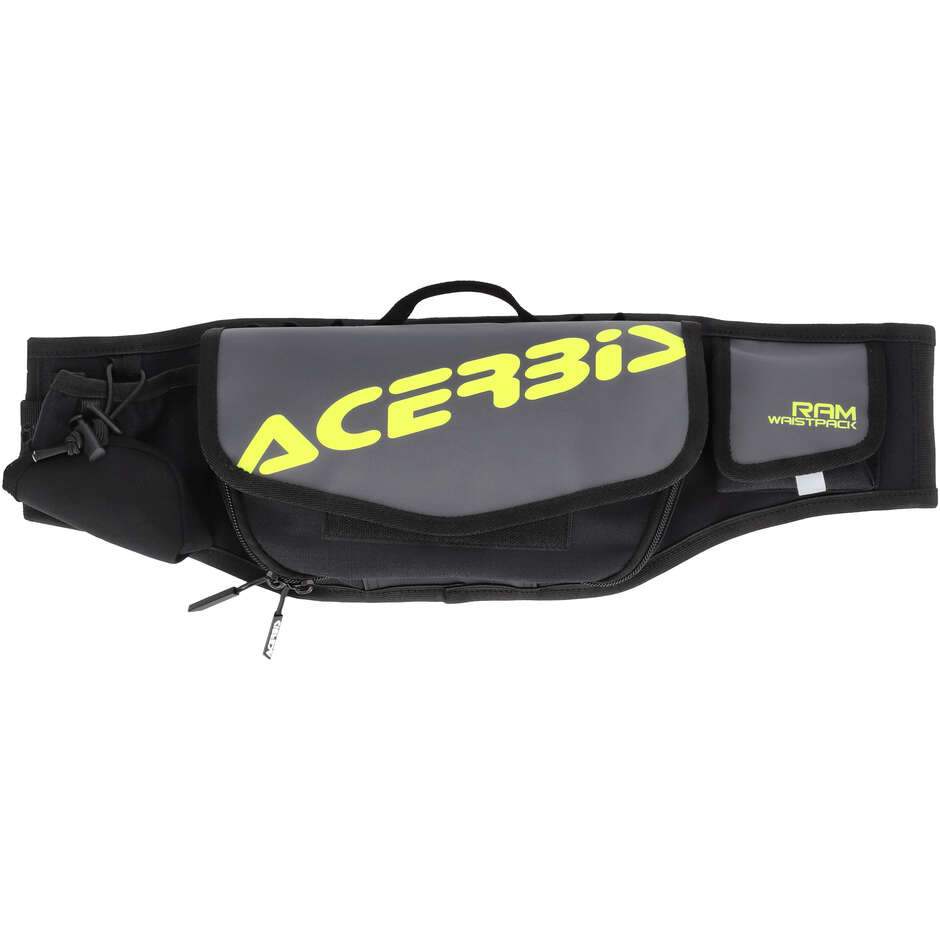 Sac banane moto Acerbis Ram Pro Logo Cross Enduro noir jaune