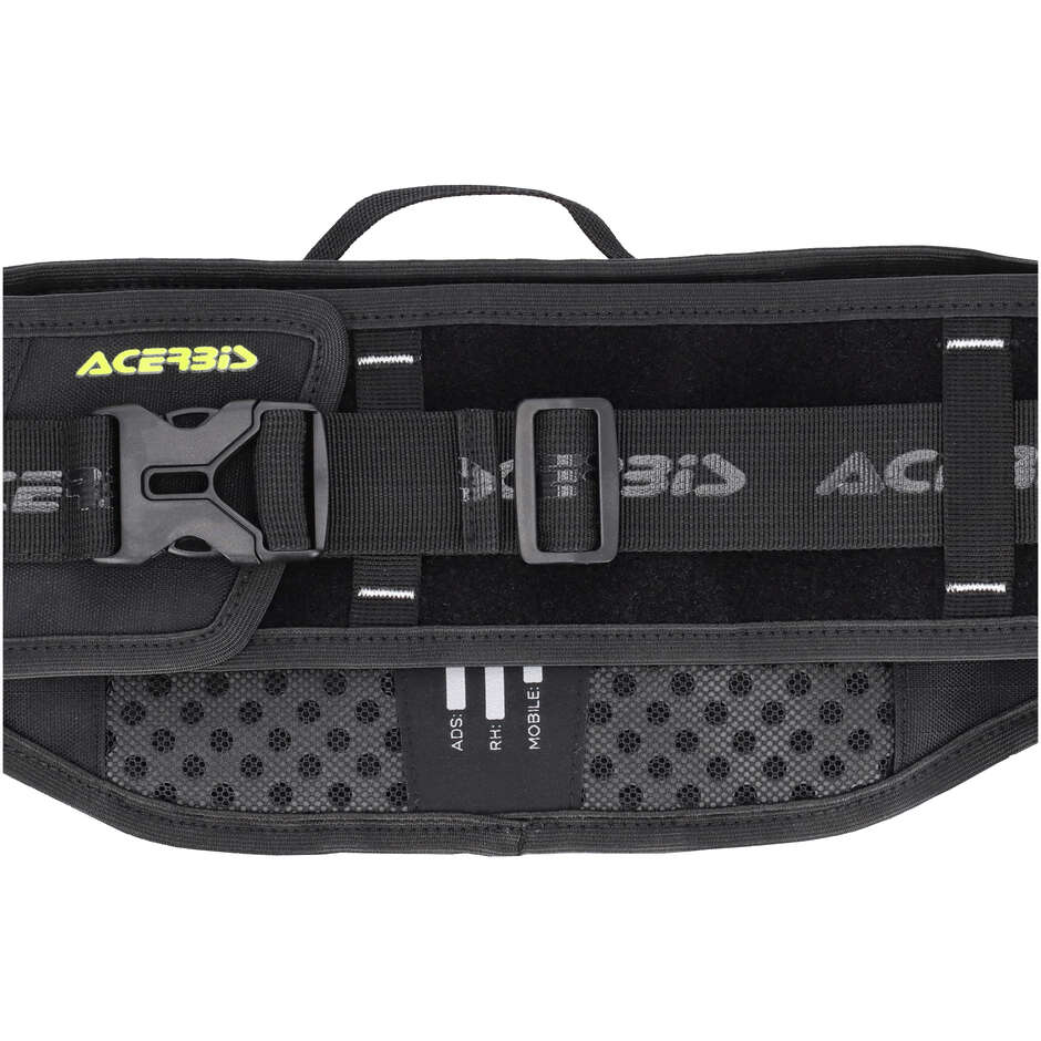 Sac banane moto Acerbis Ram Pro Logo Cross Enduro noir jaune
