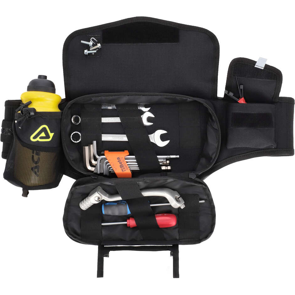 Sac banane moto Acerbis Ram Pro Logo Cross Enduro noir jaune
