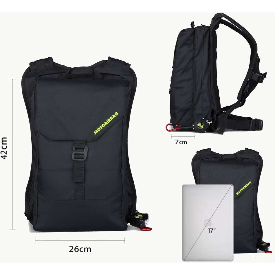 Sac à dos airbag pour moto Motoairbag CITY AIRBAG