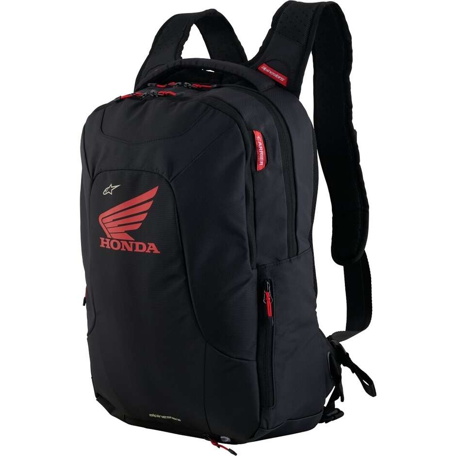 Sac à dos Alpinestars Honda City Hunter V2 Noir/Rouge vif