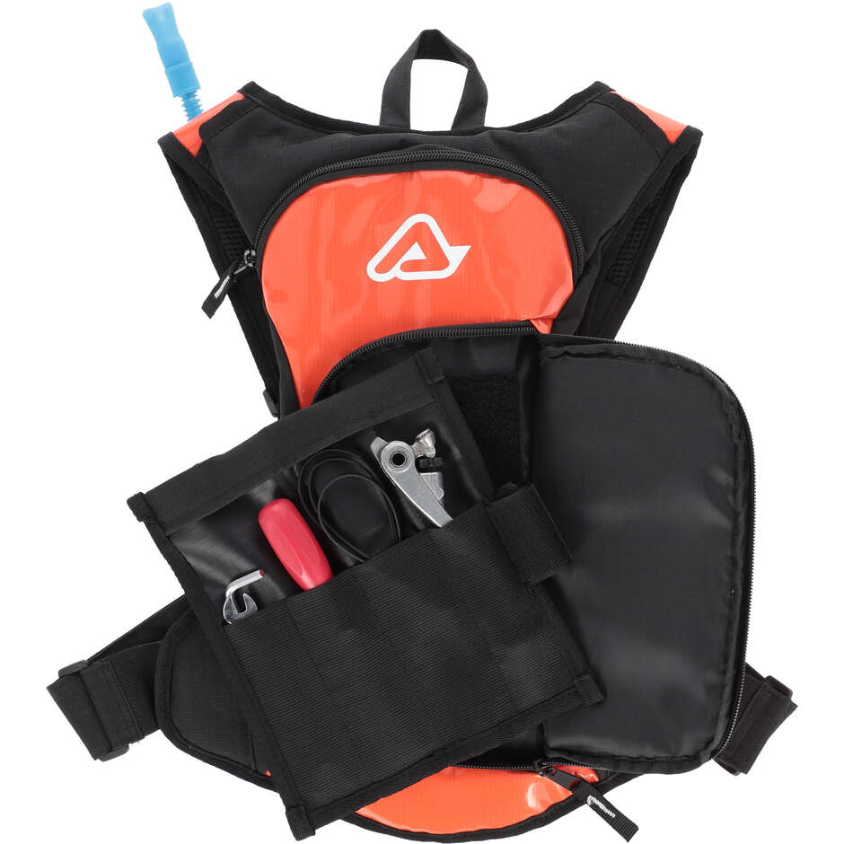 Sac à dos moto Acerbis Acqua Bag 5 litres orange jaune