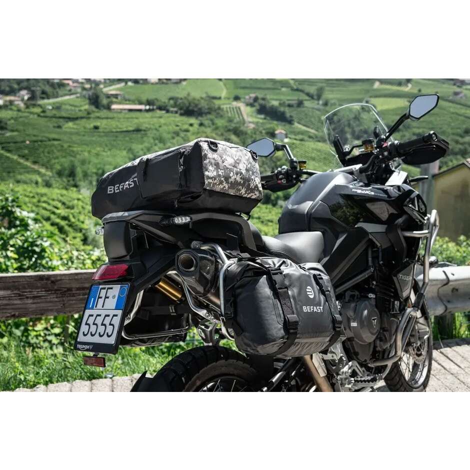 Sac à dos moto Befast BJLA075 30 litres camouflage gris