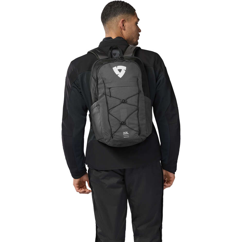 Sac à dos moto REV'IT Saroa Gris Noir
