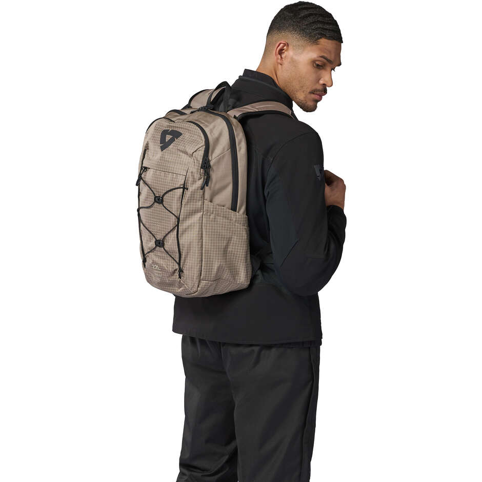 Sac à dos moto REV'IT Saroa, noir sable