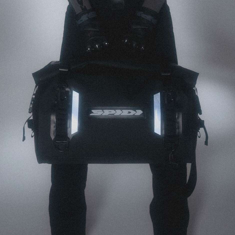 Sacoche arrière de moto Spidi ROLLTOP BAG WP Noir