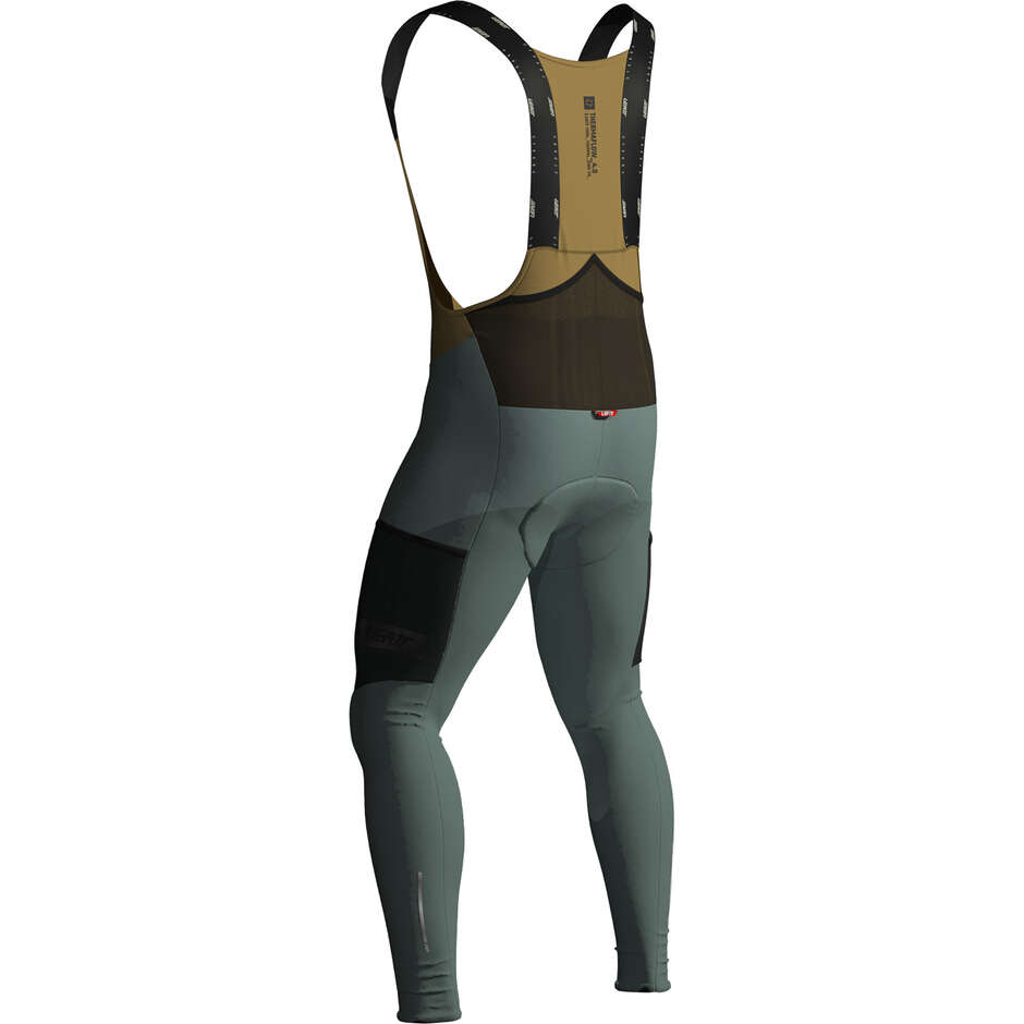 Salopette Leatt Lunga Termica Mtb Thermaflow 4.0 Verde