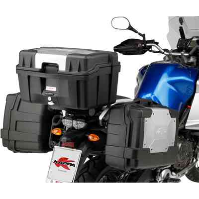 Top Case moto aluminium SHAD TERRA TR55 Aluminium BLACK EDITION, volume 55  litres, capacité, 2 casques modulables - Tech2Roo