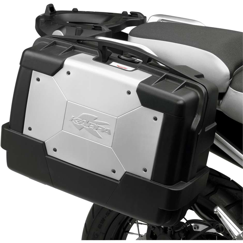 Satchel Motorcycle Top Case Kappa KGR33 33 Litres Black Aluminium