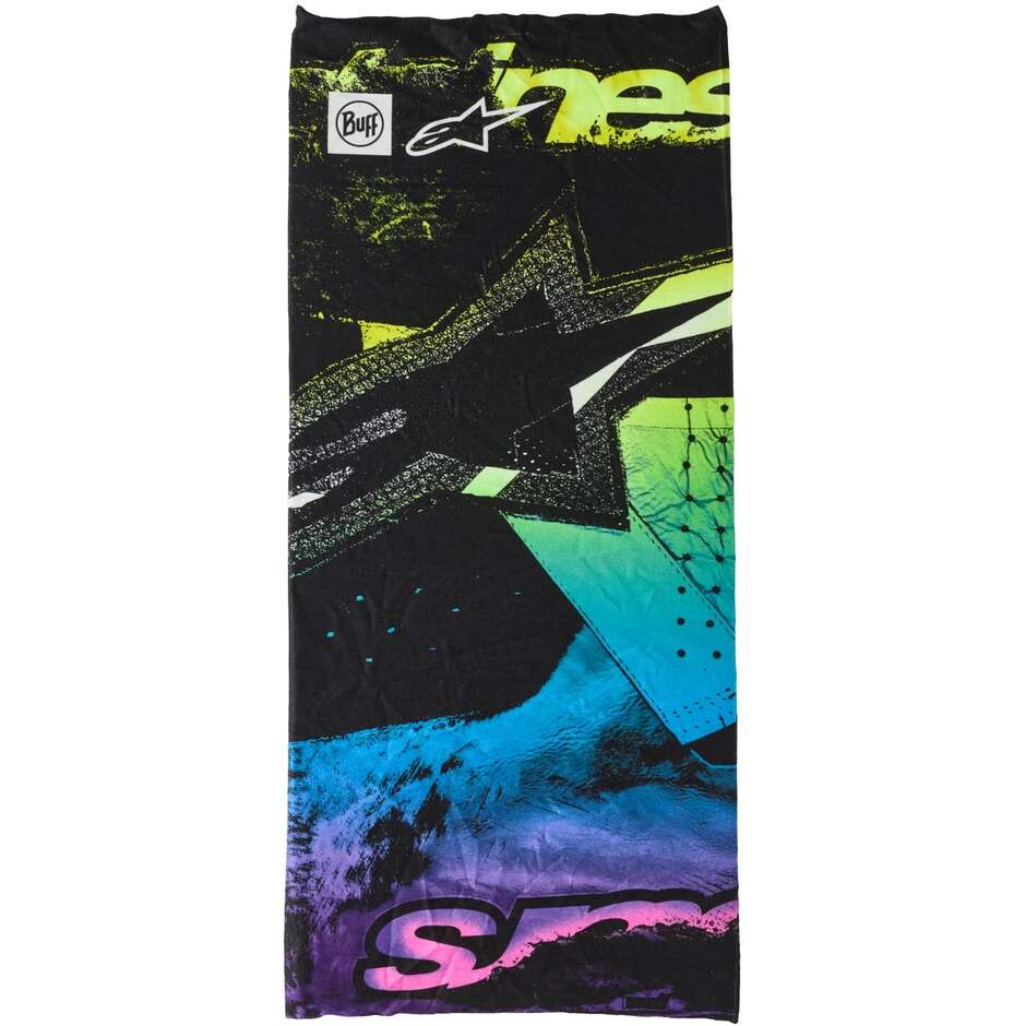 Scaldacollo Alpinestars BUFF IGNITE Nero Rosso Brillante