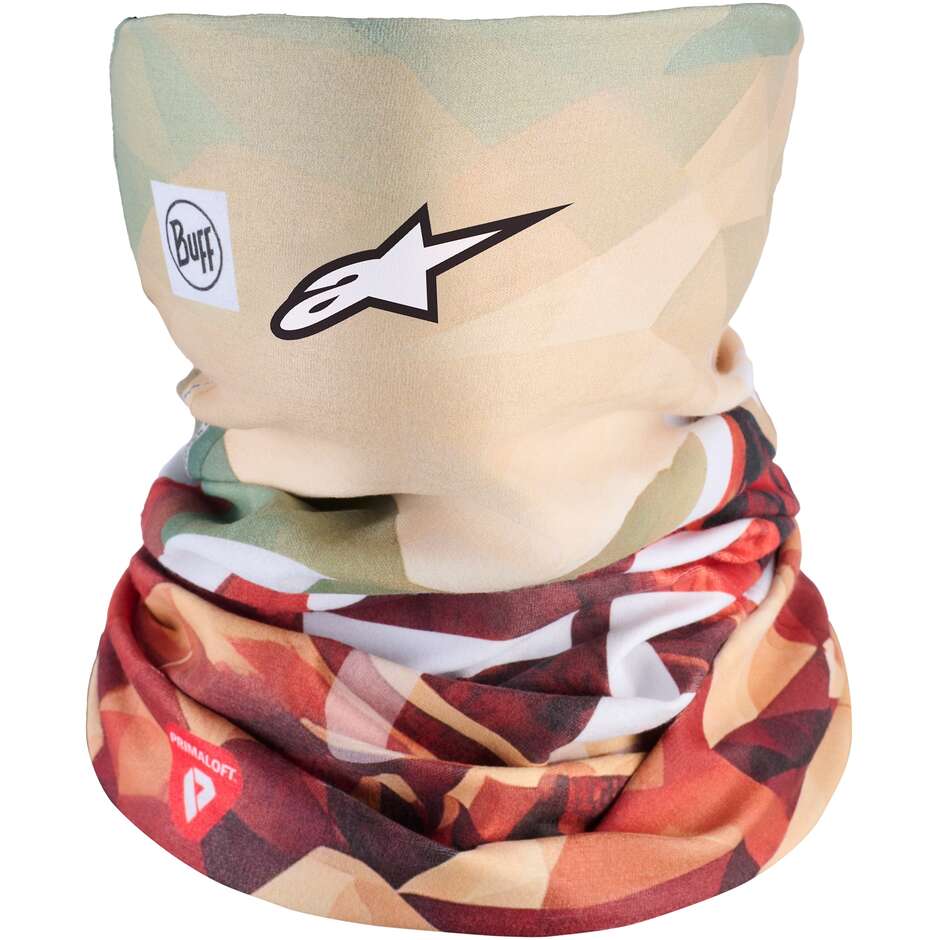 Scaldacollo Moto Alpinestars BUFF PEAKS PRIMALOFT NECK TUBE Marrone Terra