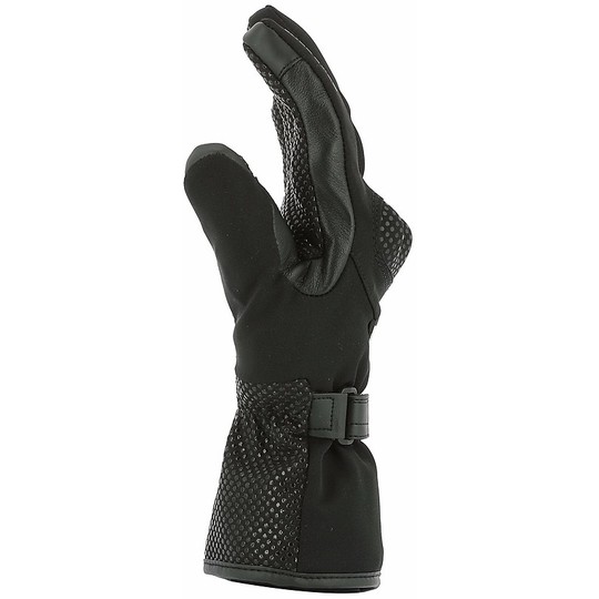 Scarf GTX CE Black Fabric Leather Gloves