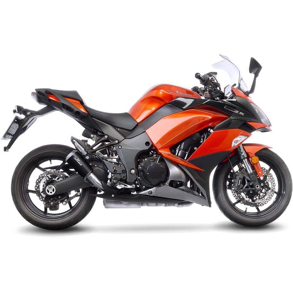 Scarico 2 Slip-On Leovince 15209BU LV-10 BLACK EDITION Specifico Per KAWASAKI Z1000 (10-20); Z1000SX (10-16)